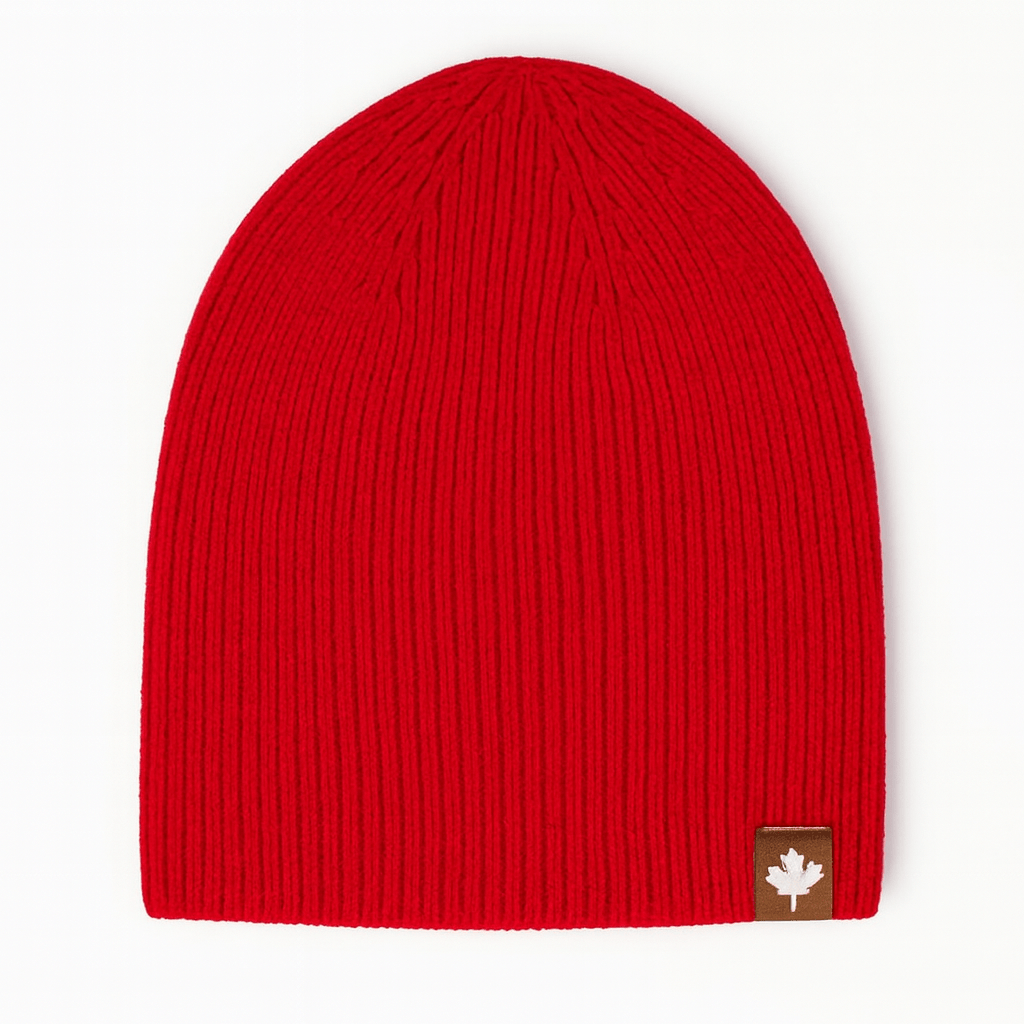 Classic Red Knit Beanie