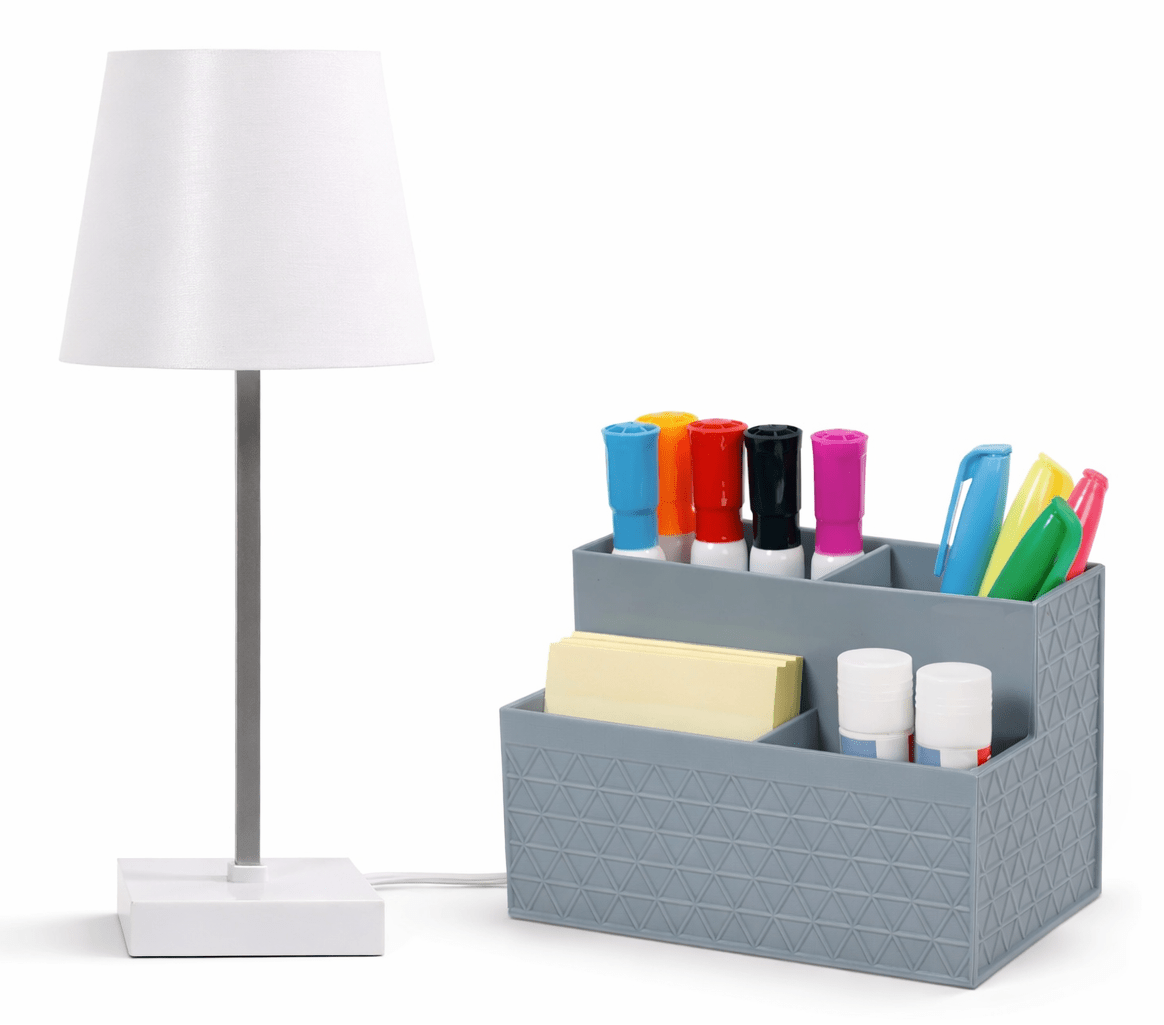 Desk Lamp & Essentials