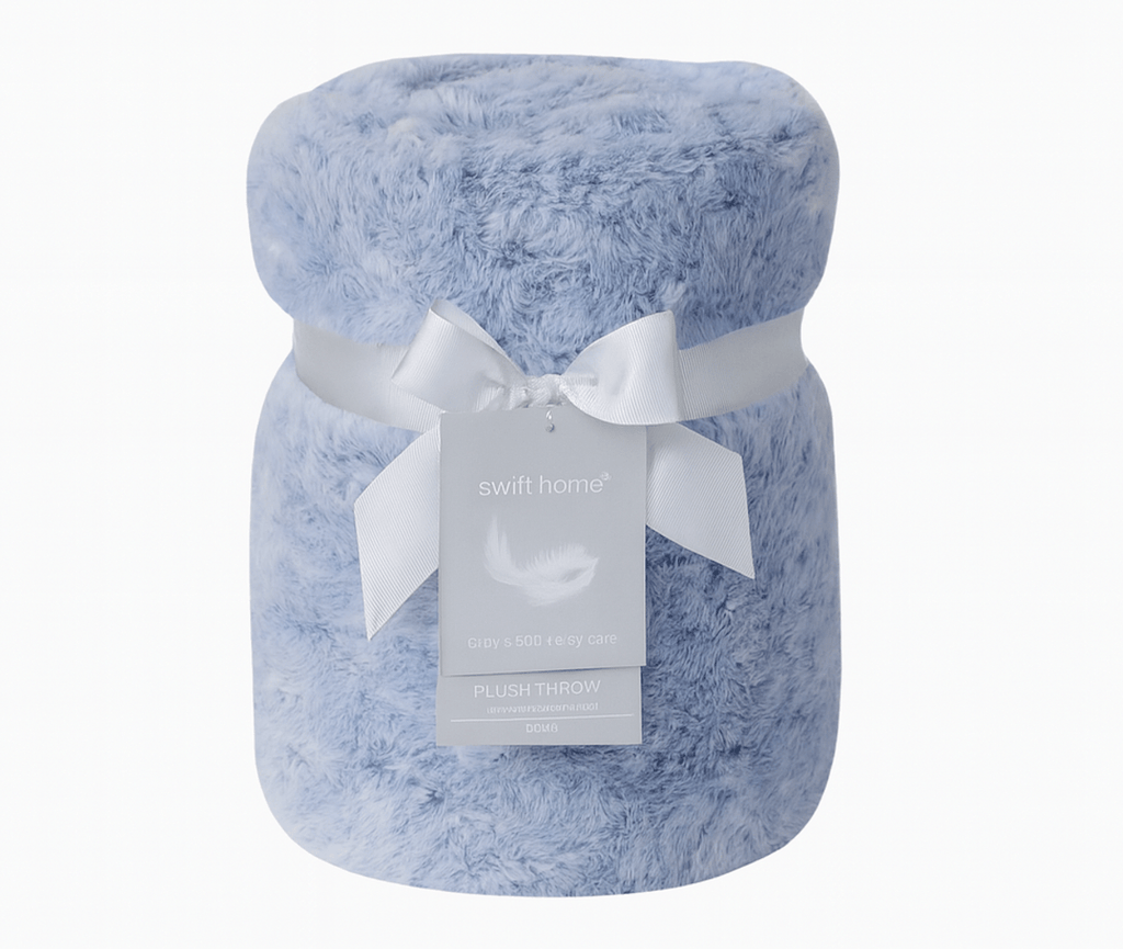 Oversized Plush Throw Blanket