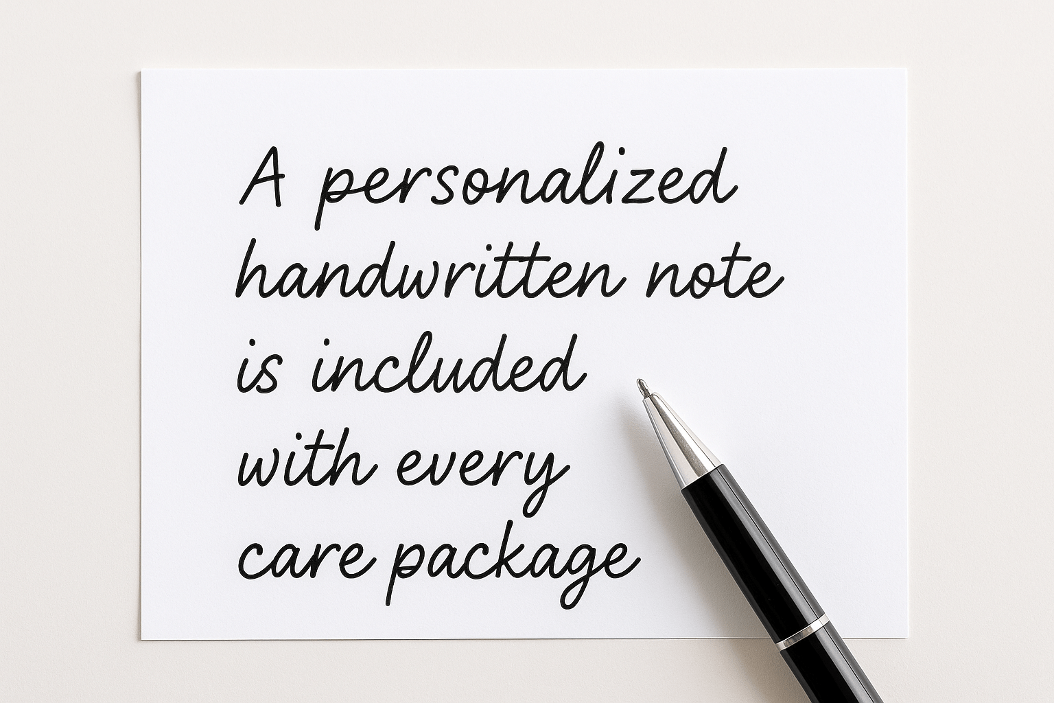 Personalized Handwritten Note
