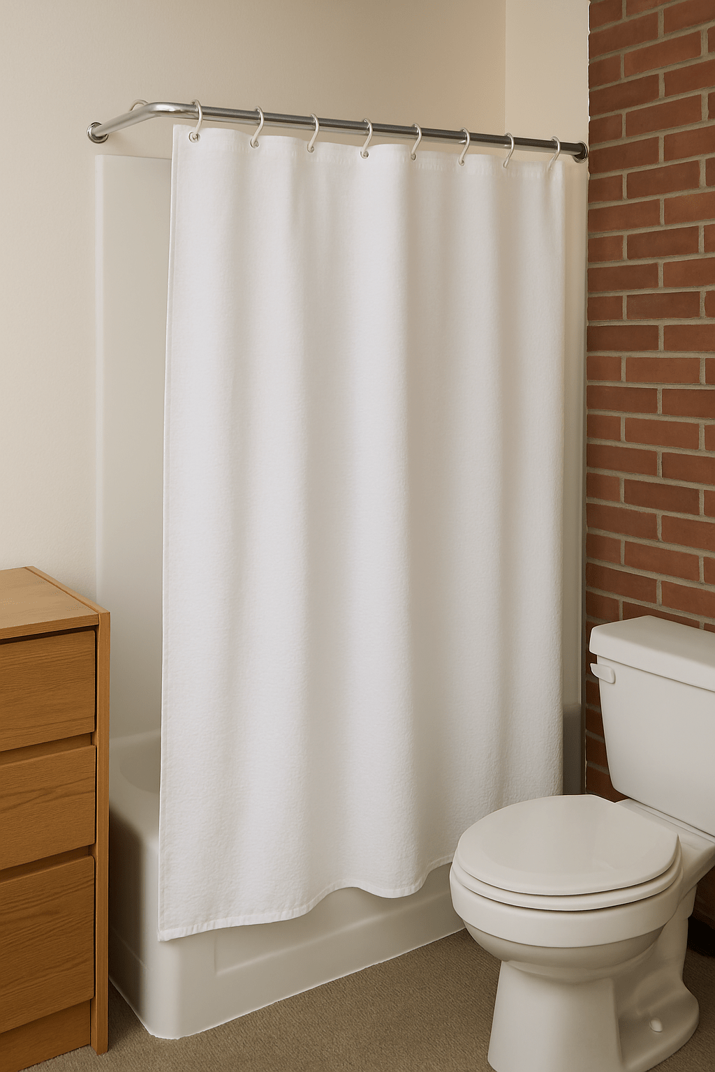 Shower Curtain & Rings