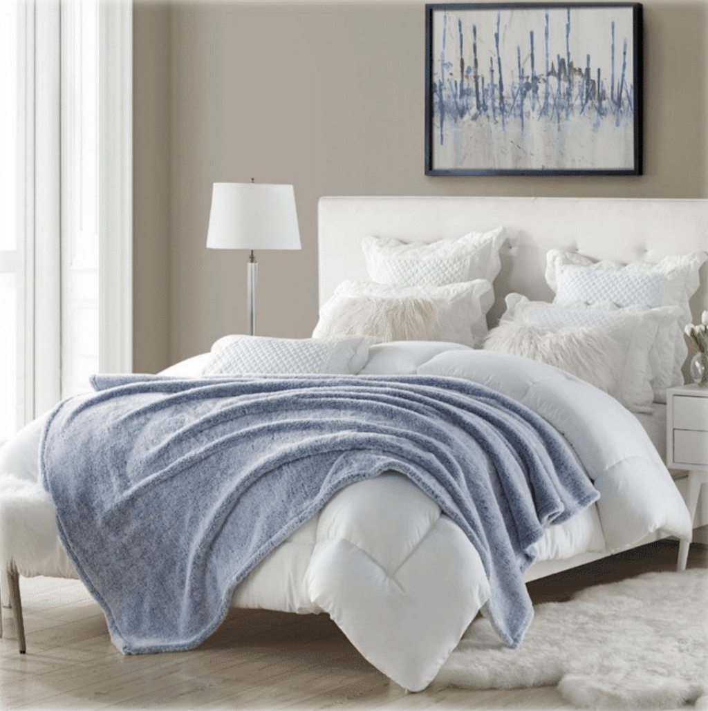 Oversized Plush Throw Blanket